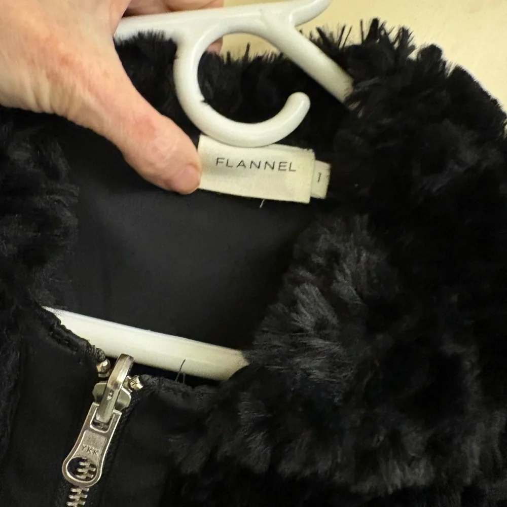 Faux black shearling jacket from Australia Brand Flannel - Picture 2 of 6